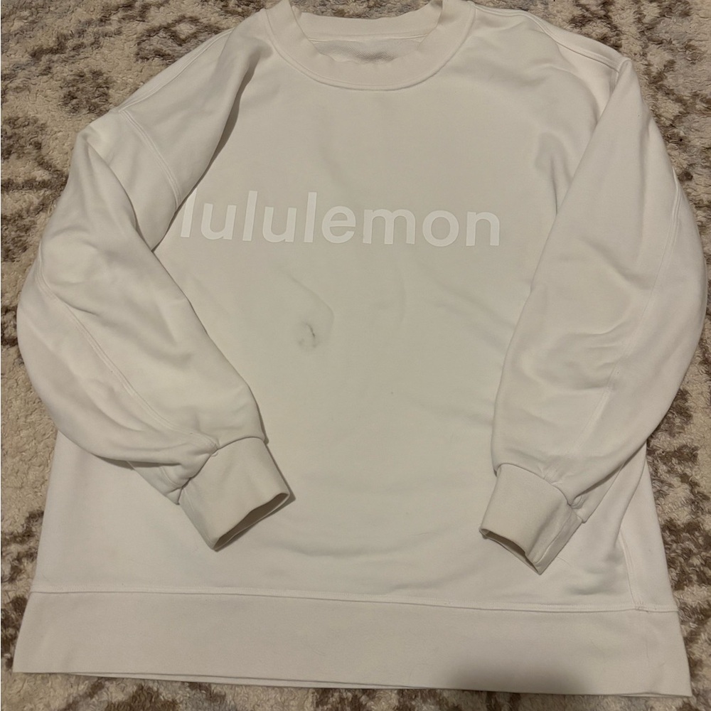 lululemon athletica White Sweatshirt